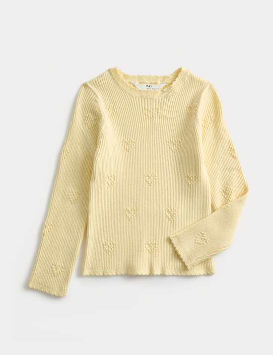 Heart Knitted Top (2-8 Yrs)