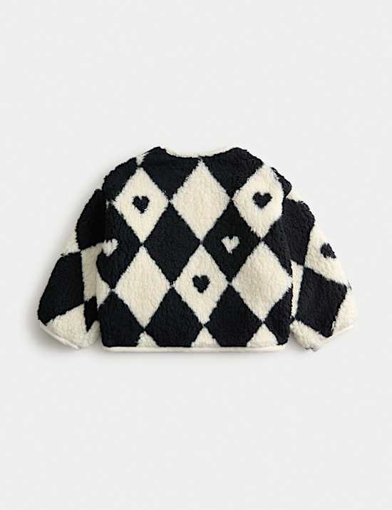 Harlequin Borg Jacket (2-8 Yrs)