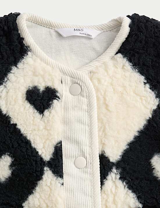 Harlequin Borg Jacket (2-8 Yrs)