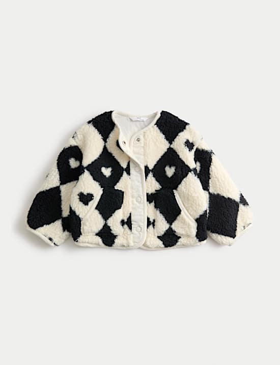 Harlequin Borg Jacket (2-8 Yrs)