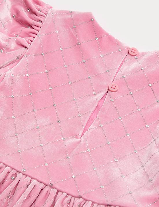 Velvet Sequin Dress (2-10 Yrs)