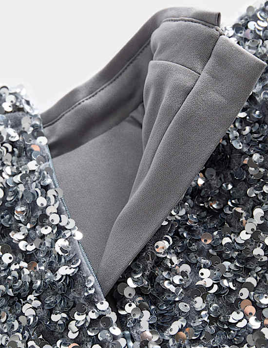 Velour Sequin Prom Dress (2-8 Yrs)