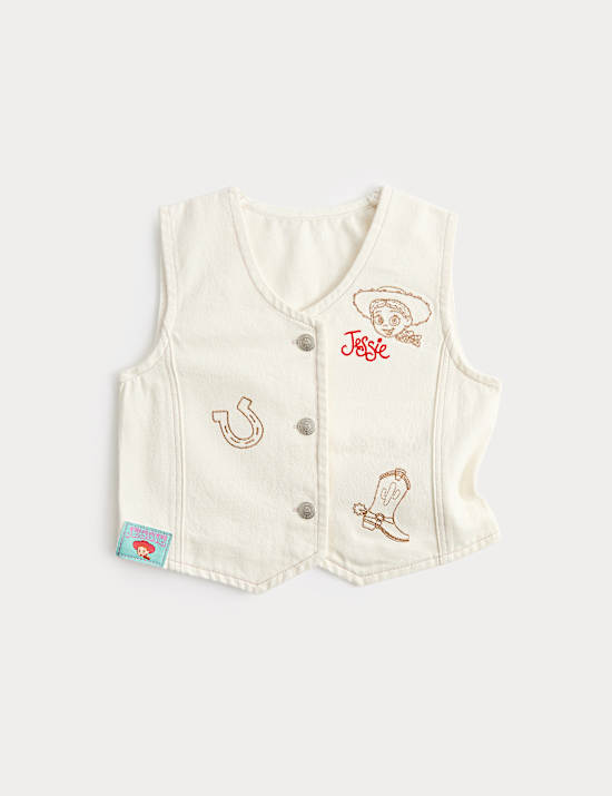 Pure Cotton Toy Story&trade; Jessie Waistcoat (2-8 Yrs)