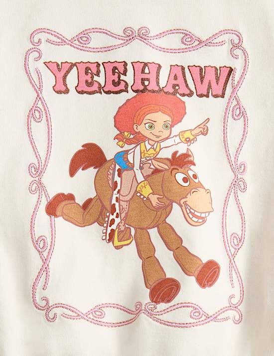Sweat-shirt 100 % coton &agrave; motif Jessie Toy Story&trade; (du 2 au 8 ans)