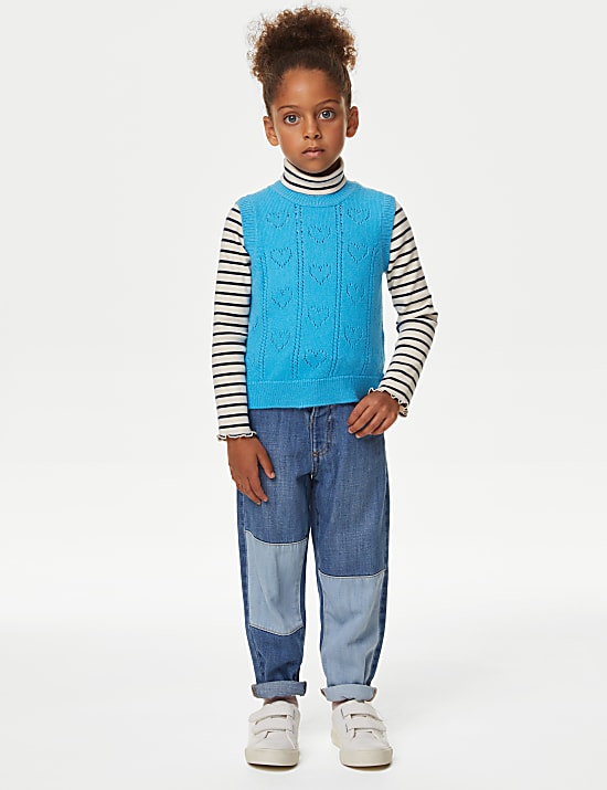 2pc Cotton Rich Vest & Top Outfit (2-8 Yrs)