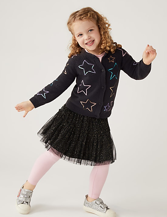 Sequin Star Cardigan