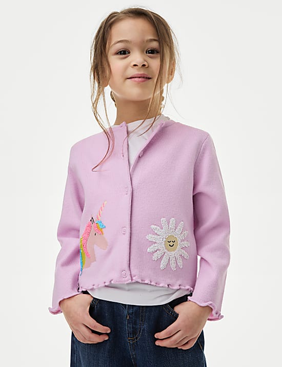 Sequin Embellished Cardigan (2-8 Yrs)