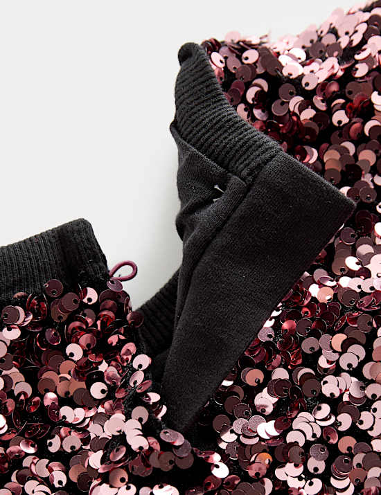 Ensemble top et bas ornés de sequins (du 2 au 10 ans)