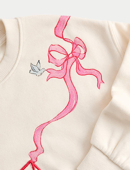 Cotton Rich Envelope Sweatshirt (2-8 Yrs)