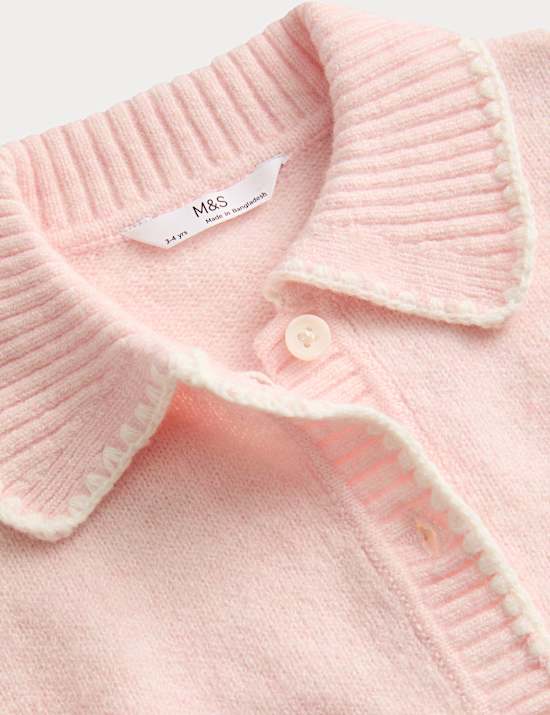 Cardigan mit Deckenstichmuster (2&ndash;8 J.)