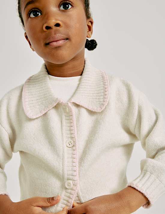 Blanket Stitch Cardigan (2-8 Yrs)