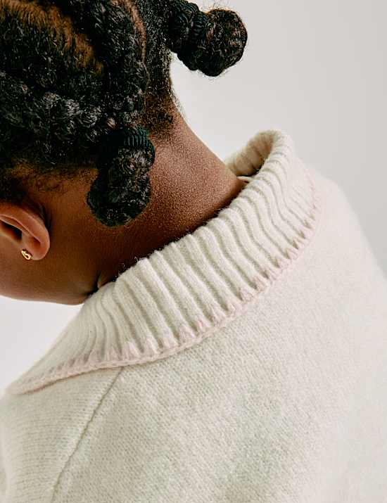 Blanket Stitch Cardigan (2-8 Yrs)