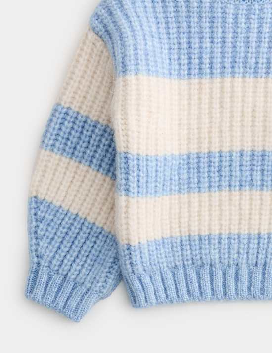 Fluffy Striped Jumper (2-8 Yrs)