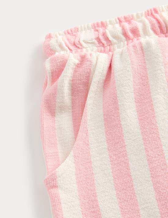 Celana Panjang Motif Garis Katun Murni (2-10 Tahun)