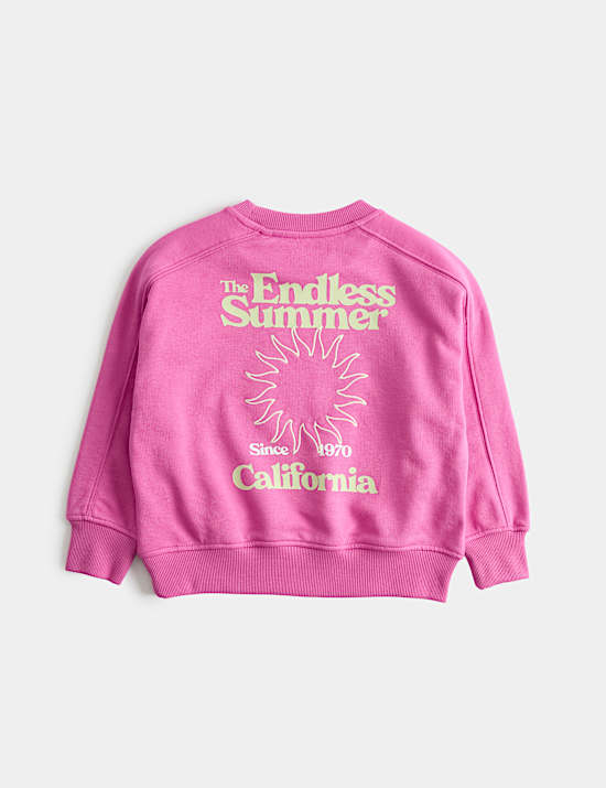 Cotton Rich Endless Summer Sweatshirt (2-8 Yrs)