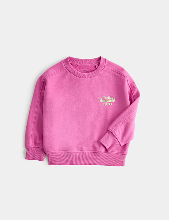 Cotton Rich Endless Summer Sweatshirt (2-8 Yrs)
