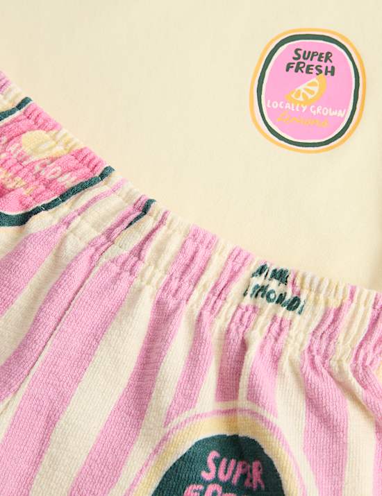 2 Piece Cotton Rich Lemon Outfit (2-8 Years)