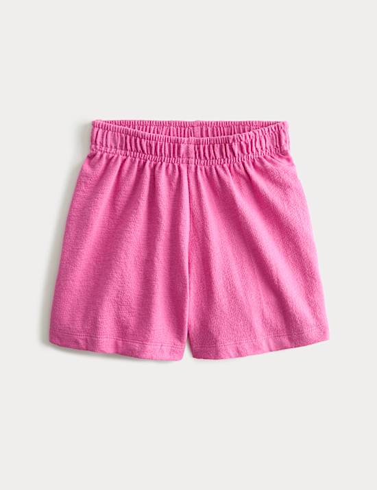 Short 100 % coton &agrave; taille &eacute;lastique (du 2 au 8 ans)