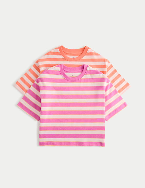 Pack de 2 camisetas 100 % algod&oacute;n (2-8 a&ntilde;os)