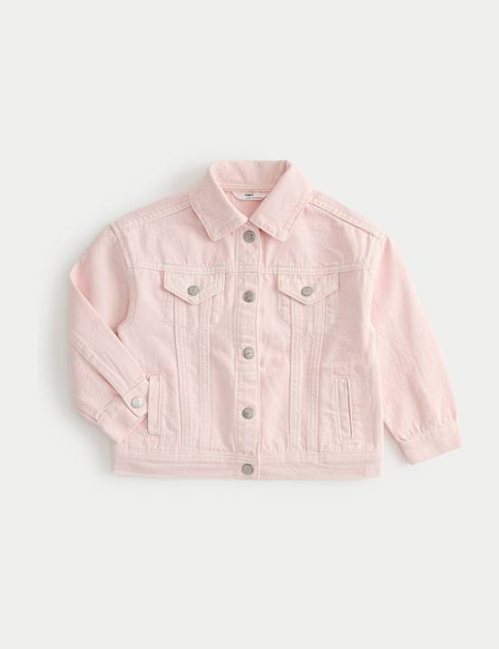 Chaqueta 100 % algod&oacute;n denim (2-8 a&ntilde;os)