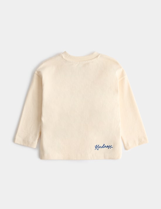 Pure Cotton Here For The Snacks Top (2-8 Yrs)
