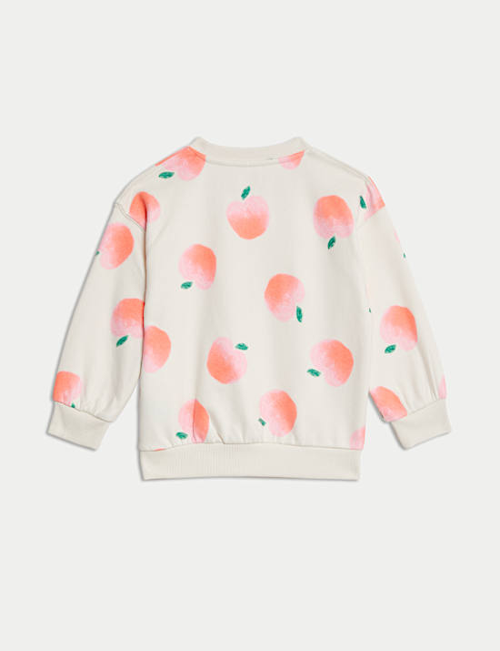 Cotton Rich Peach Sweatshirt (2-8 Yrs)