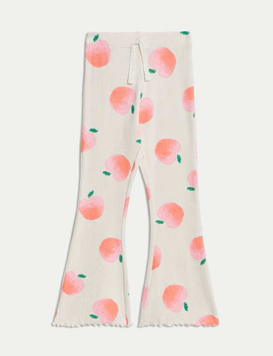 Cotton Rich Peach Kickflare Leggings (2-8 Yrs)