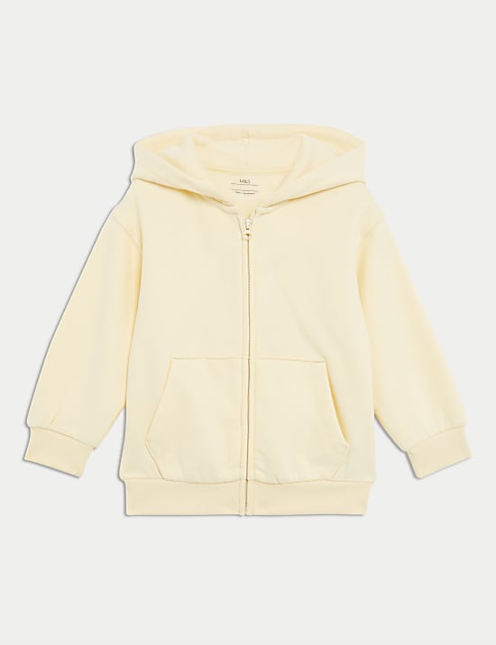 Cotton Rich Jersey Zip Hoodie (2-8 Yrs)