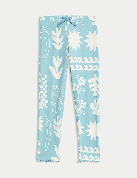 Cotton Rich Patterned Leggings (2-8 Yrs)