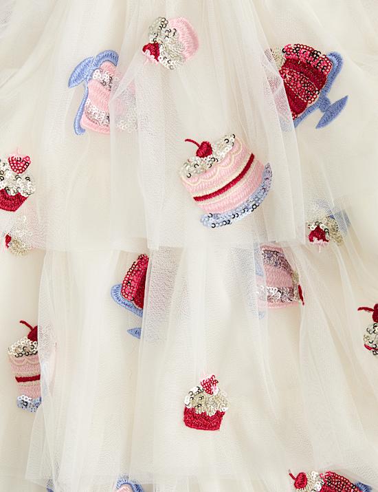 Sequin Jelly Mesh Dress (2-10 Yrs)