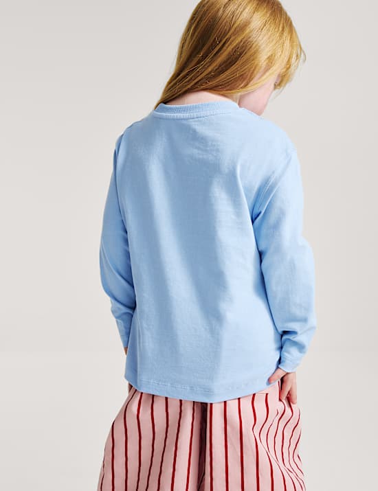 Pure Cotton Flower Top (2-8 Yrs)