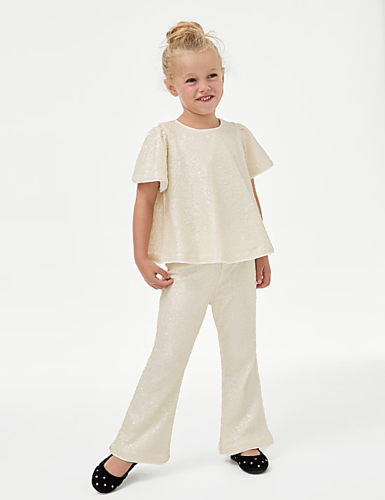 Τοπ με παγιέτες και με υψηλή περιεκτικότητα σε βαμβάκι (2-8 ετών)