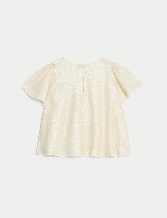 Τοπ με παγιέτες και με υψηλή περιεκτικότητα σε βαμβάκι (2-8 ετών)