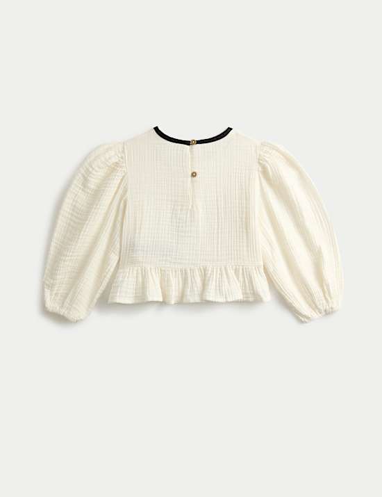 Pure Cotton Bow Top (2-16 Yrs)