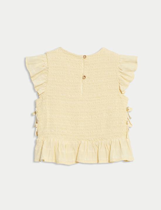 Τοπ με βολάν και ζάρες (2-10 ετών)