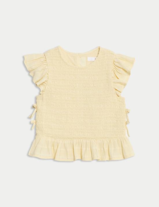 Τοπ με βολάν και ζάρες (2-10 ετών)