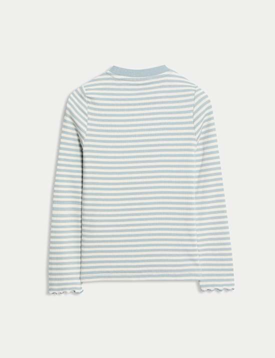 Cotton Rich Ribbed Top (2-8 Yrs)