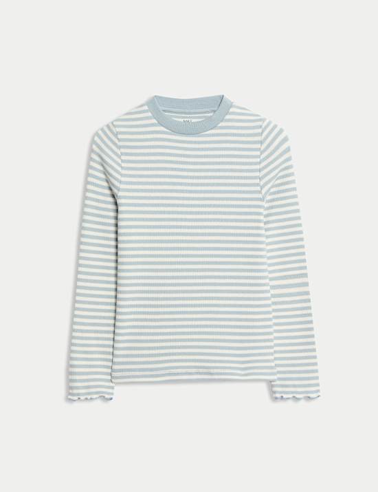 Cotton Rich Ribbed Top (2-8 Yrs)