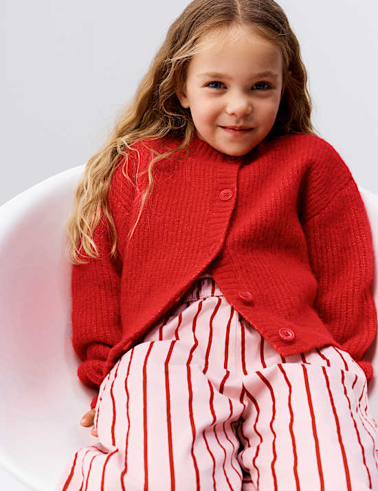 Knitted Cardigan with Wool (2-8 Years)