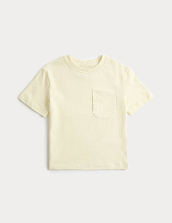 Pure Cotton Pocket T-Shirt (2-8 Yrs)