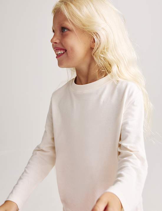 Lot de 5 tops 100 % coton (du 2 au 8 ans)