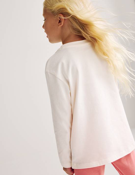 Lot de 5 tops 100 % coton (du 2 au 8 ans)