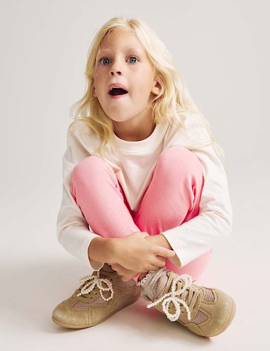 Set van 5 katoenrijke leggings (2-8 jaar)