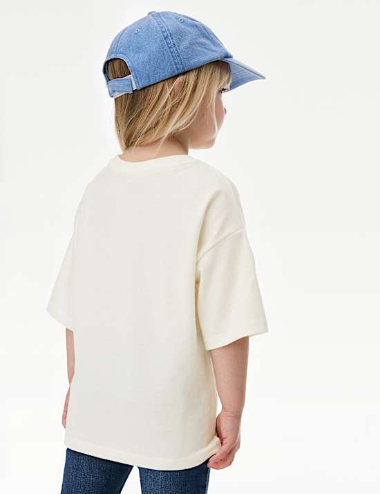 T-Shirt aus reiner Baumwolle mit Cherry and Bright-Motiv (2–8&nbsp;J.)