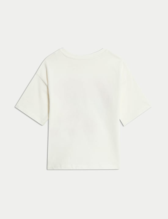 T-Shirt aus reiner Baumwolle mit Cherry and Bright-Motiv (2–8&nbsp;J.)