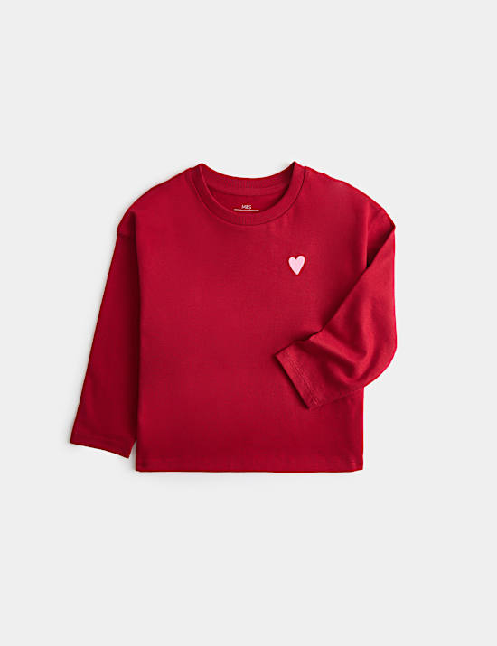 Pure Cotton Embroidered Top (2-8 Yrs)
