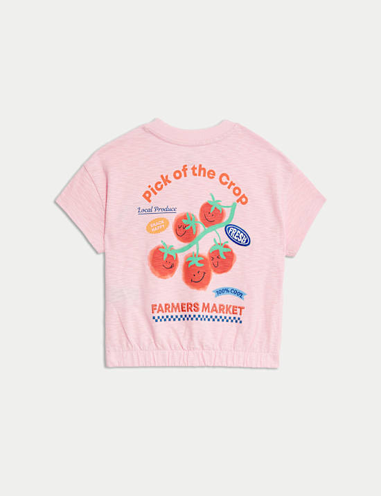 Pure Cotton Tomato T-Shirt (2-8 Yrs)