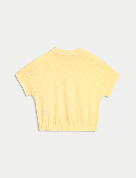 T-Shirt aus reiner Baumwolle mit Blumen-Print (2–8 J.)