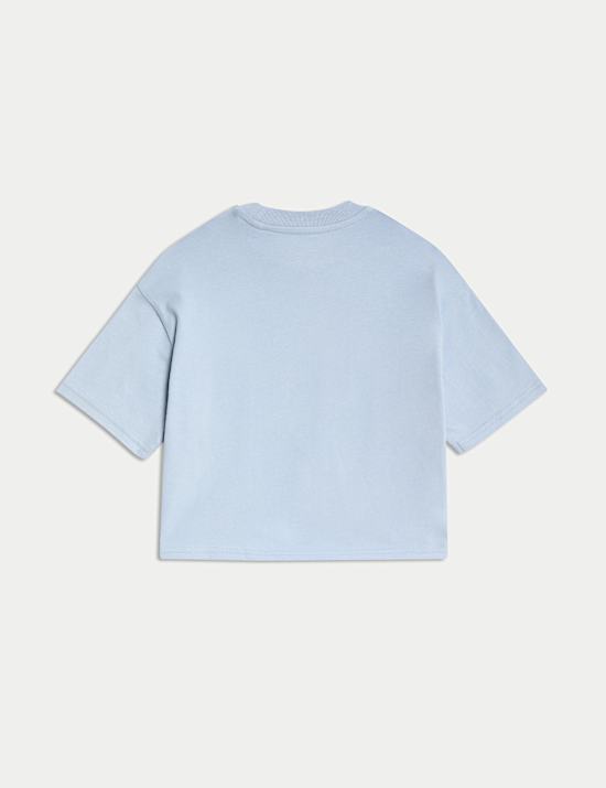 T-Shirt aus reiner Baumwolle mit Hundemotiv (2–8 J.)