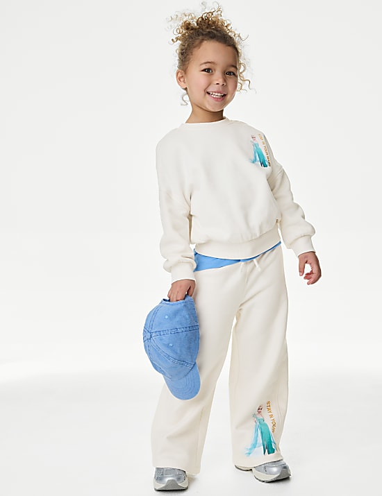 2pc Cotton Rich Frozen™ Joggers and Sweatshirt (2-8 Yrs)